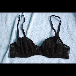 💄 Black Heart Aerie Bra